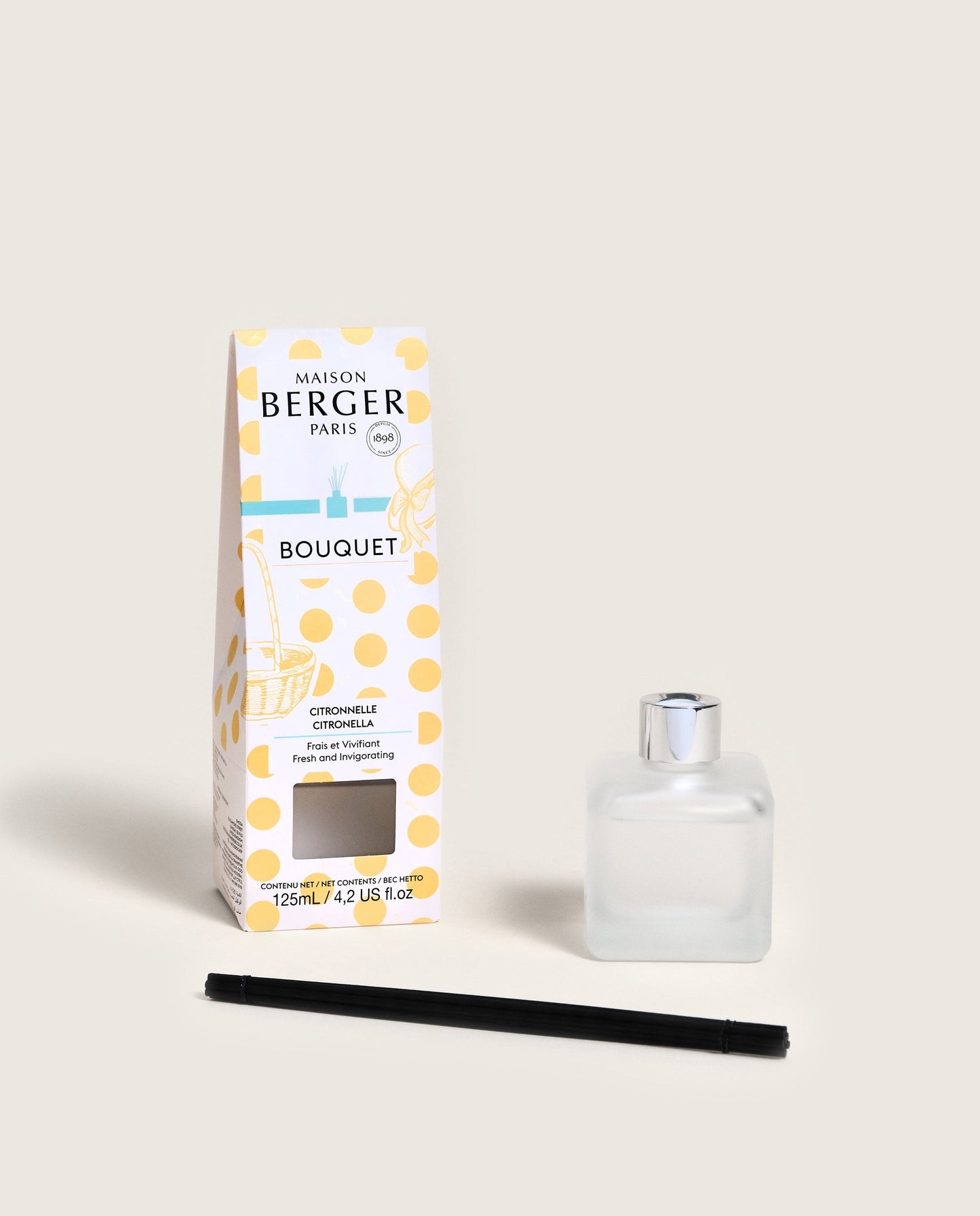 Citronella Pre-filled Cube Reed Diffuser - Dolce Packaging