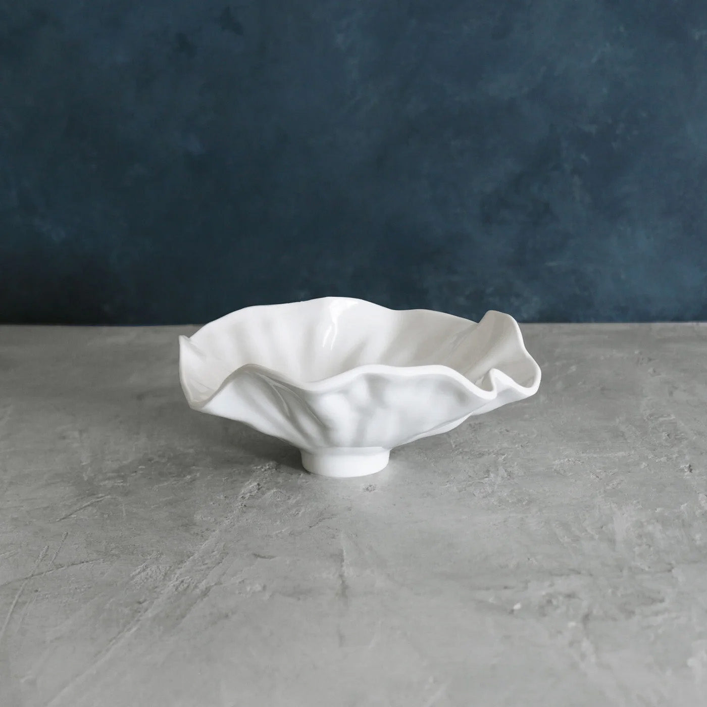 Luxury Melamine Bloom Small Bowl (White)