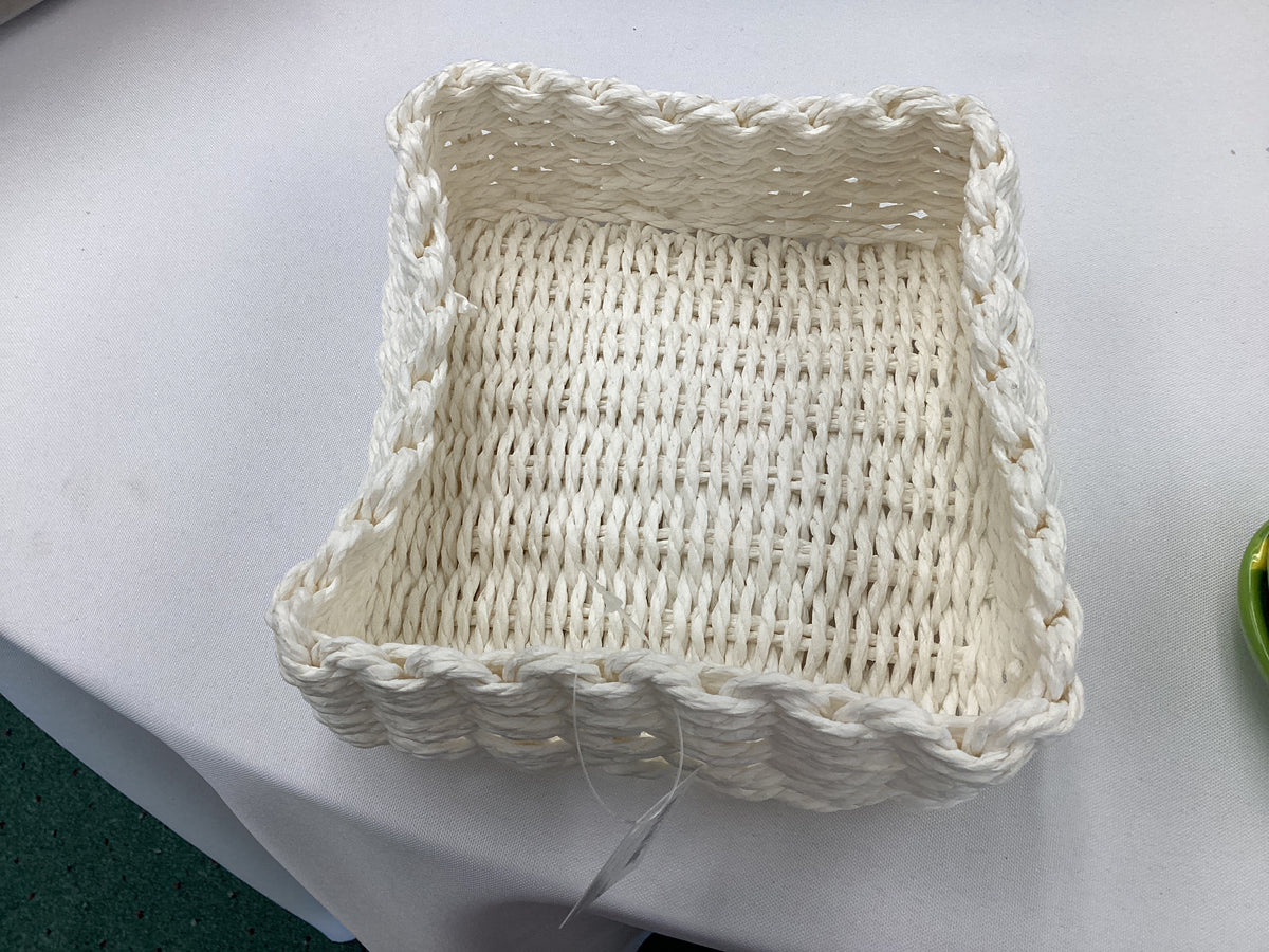White D Napkin Holder