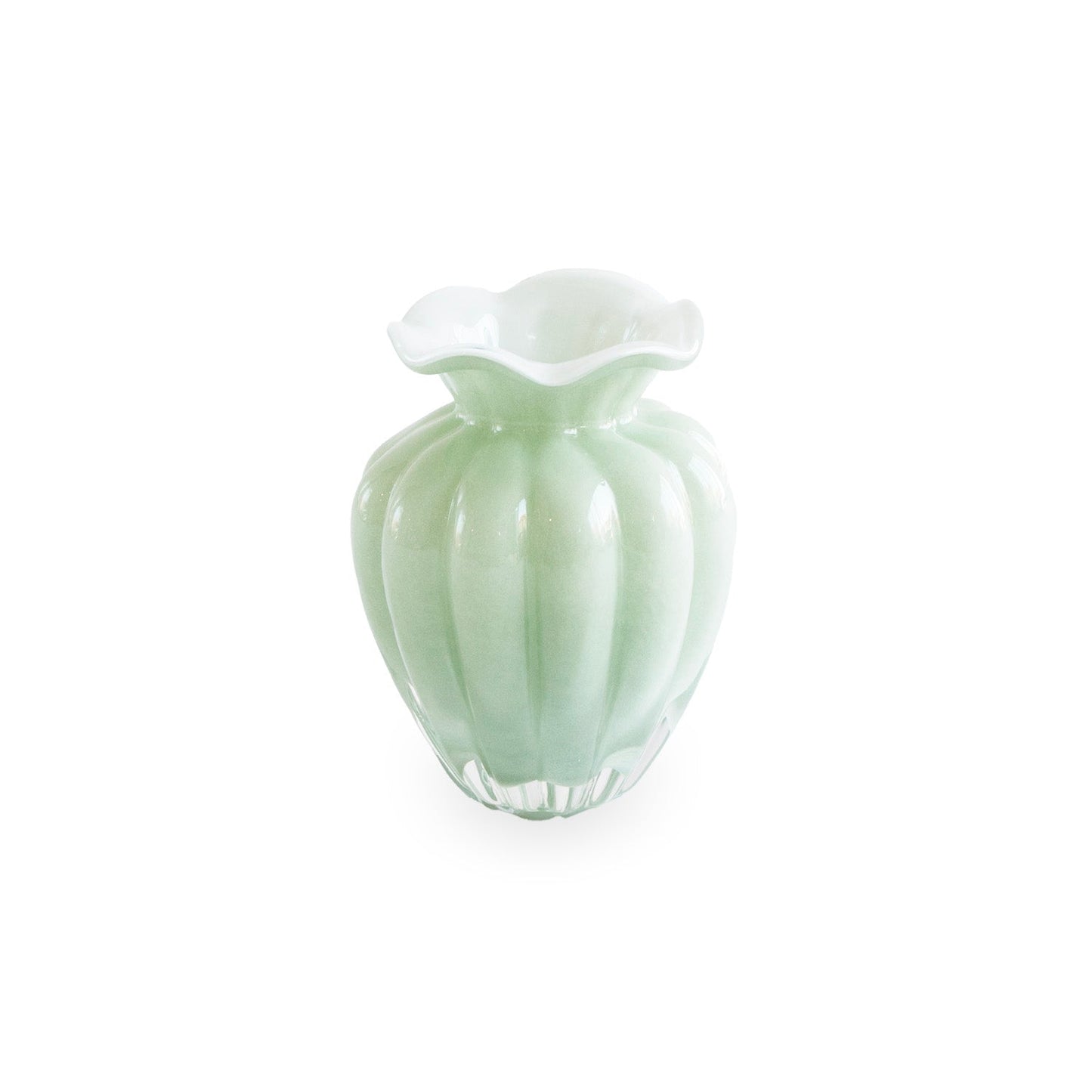 GLASS Vento Small Vase Set of 2 (Pistachio)