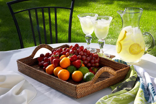 Rectangular Tray with Handles Medium