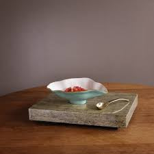 ENCANTO Claire Small Oval Bowl with Spoon (Turquoise, White and Gold)