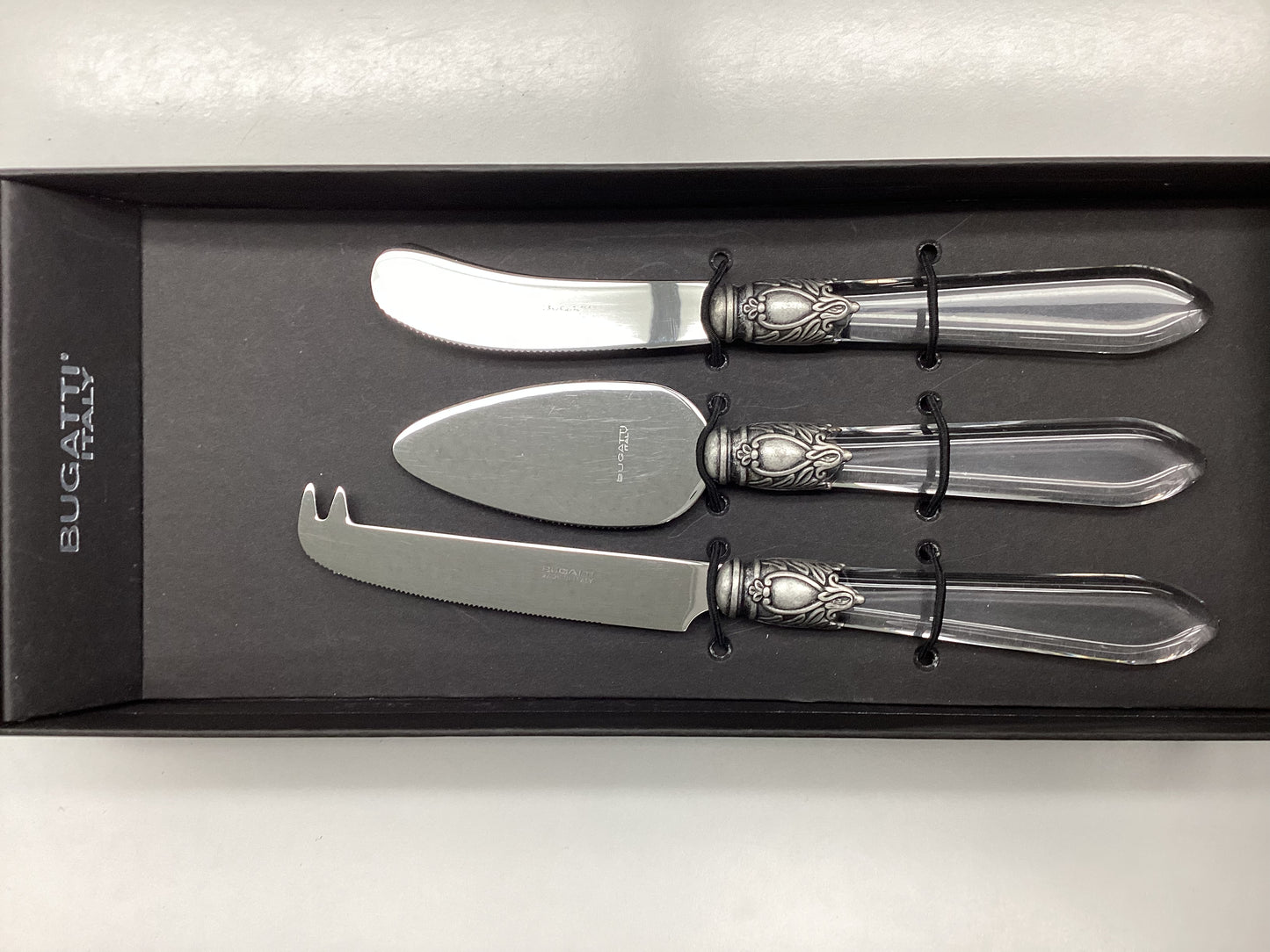 Oxford 3 Piece Cheese Set Transparent