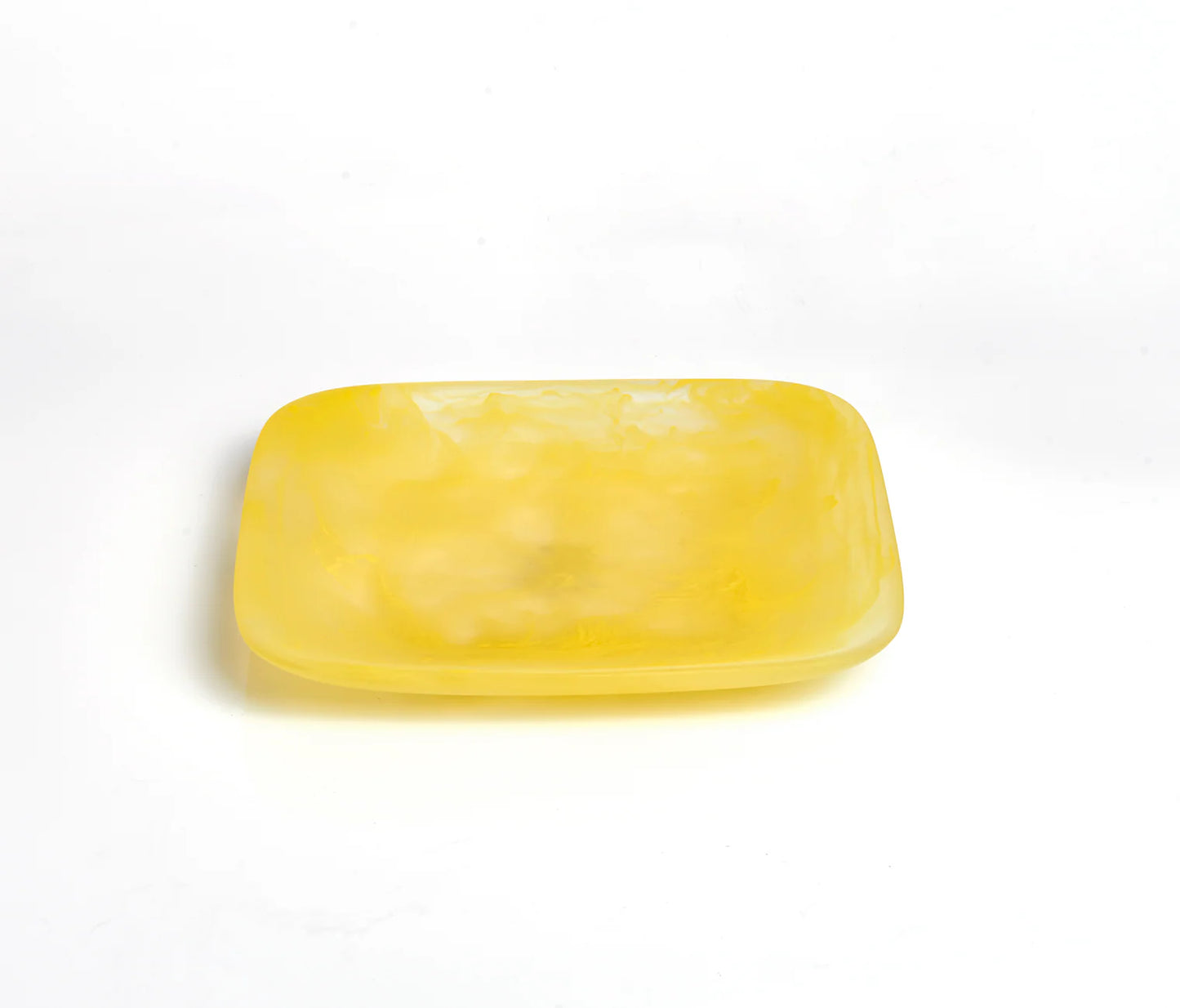 Classical Square Medium Tray Yellow