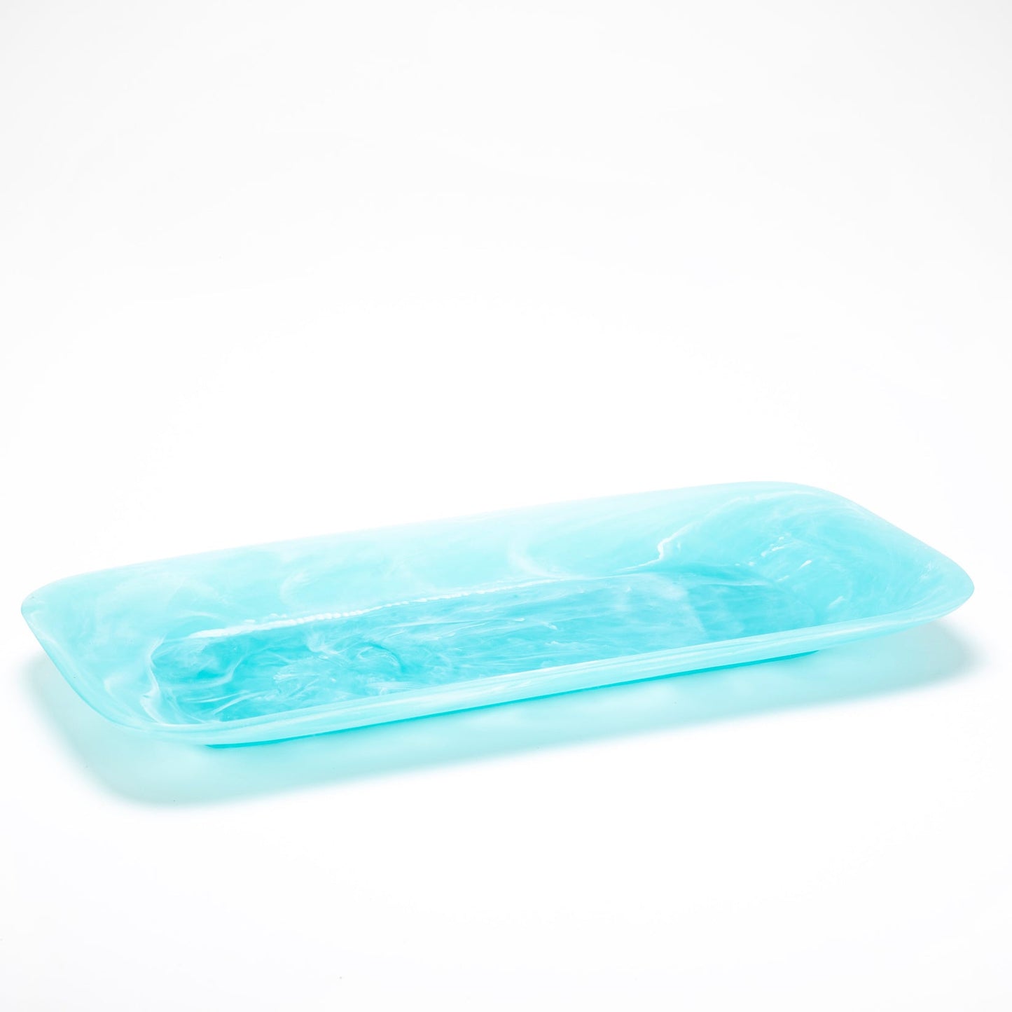Classic Rect. Platter Aqua
