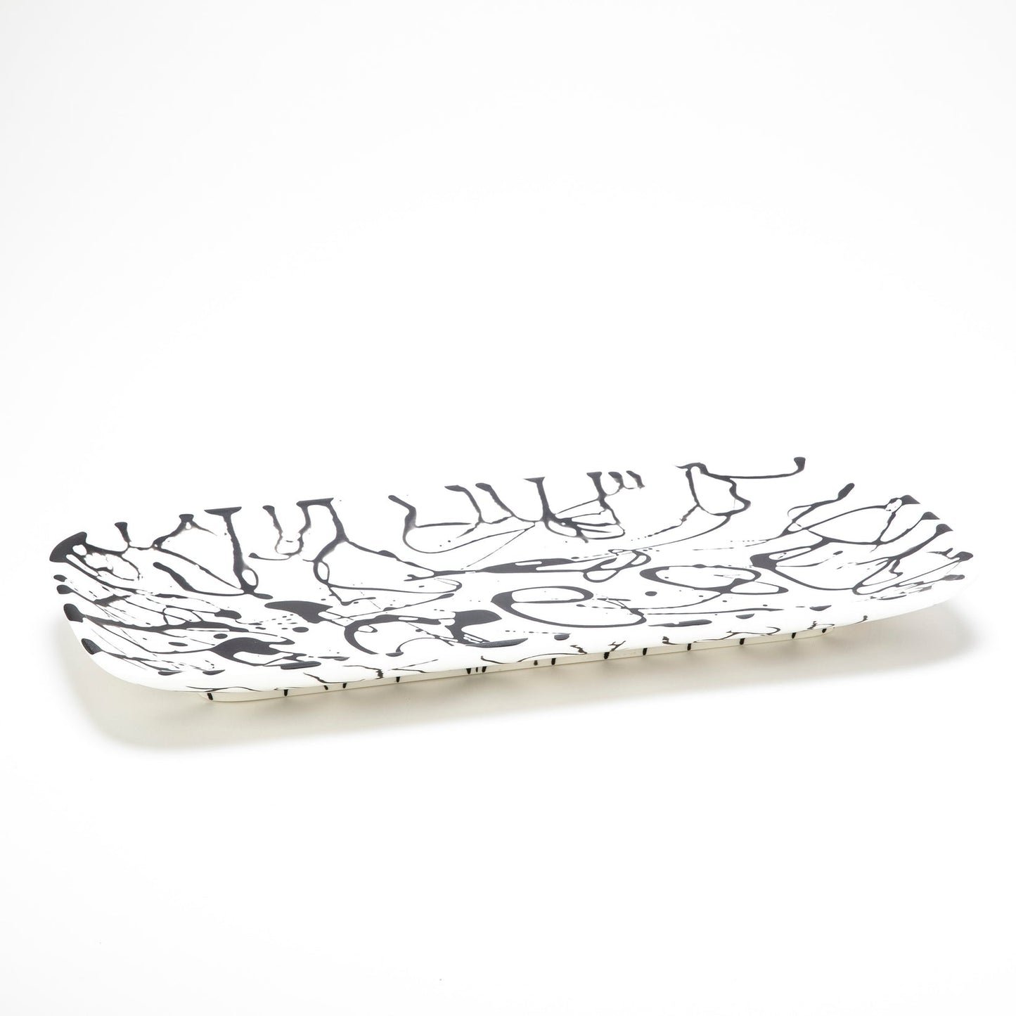 Classic Rect. Platter Wht Spla