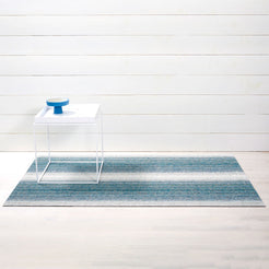 Fade Stripe Shag Lagoon Utility Mat