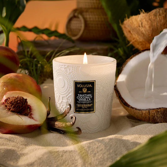 Voluspa Candle 9 oz Tahitian Coconut Vanilla