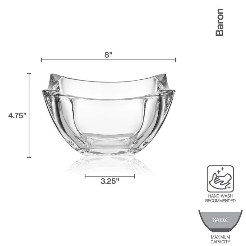 Mikasa Baron 8" Square Bowl