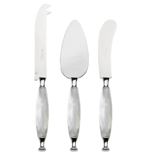 Country3 Piece Cheese Set Wht