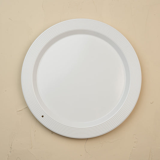 "RETIRED" Pinstripes Round Platter