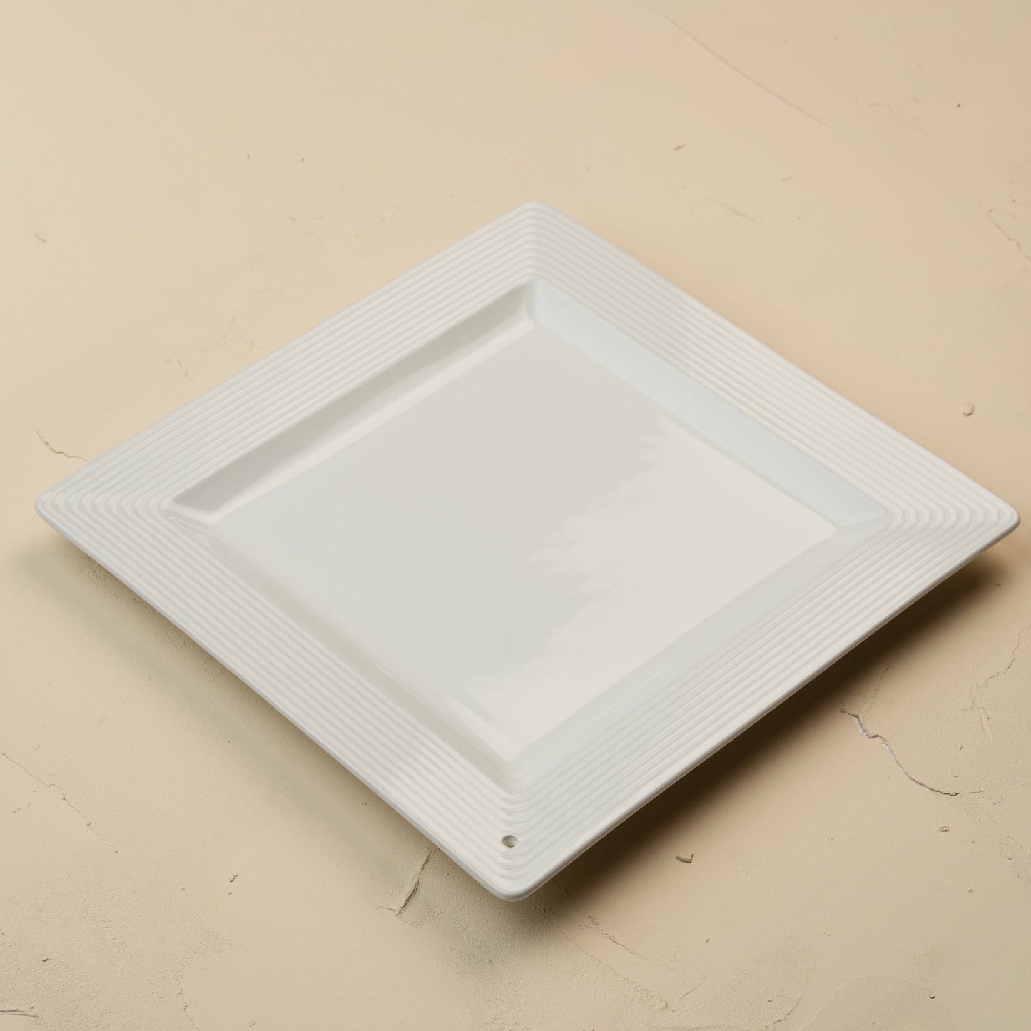 Square Platter Pinstripes