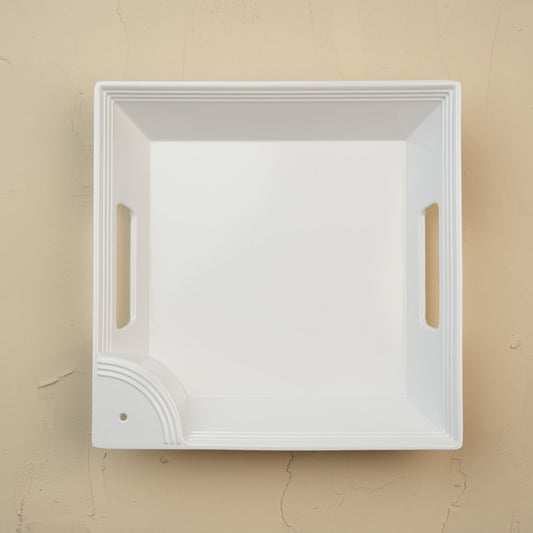 square melamine tray