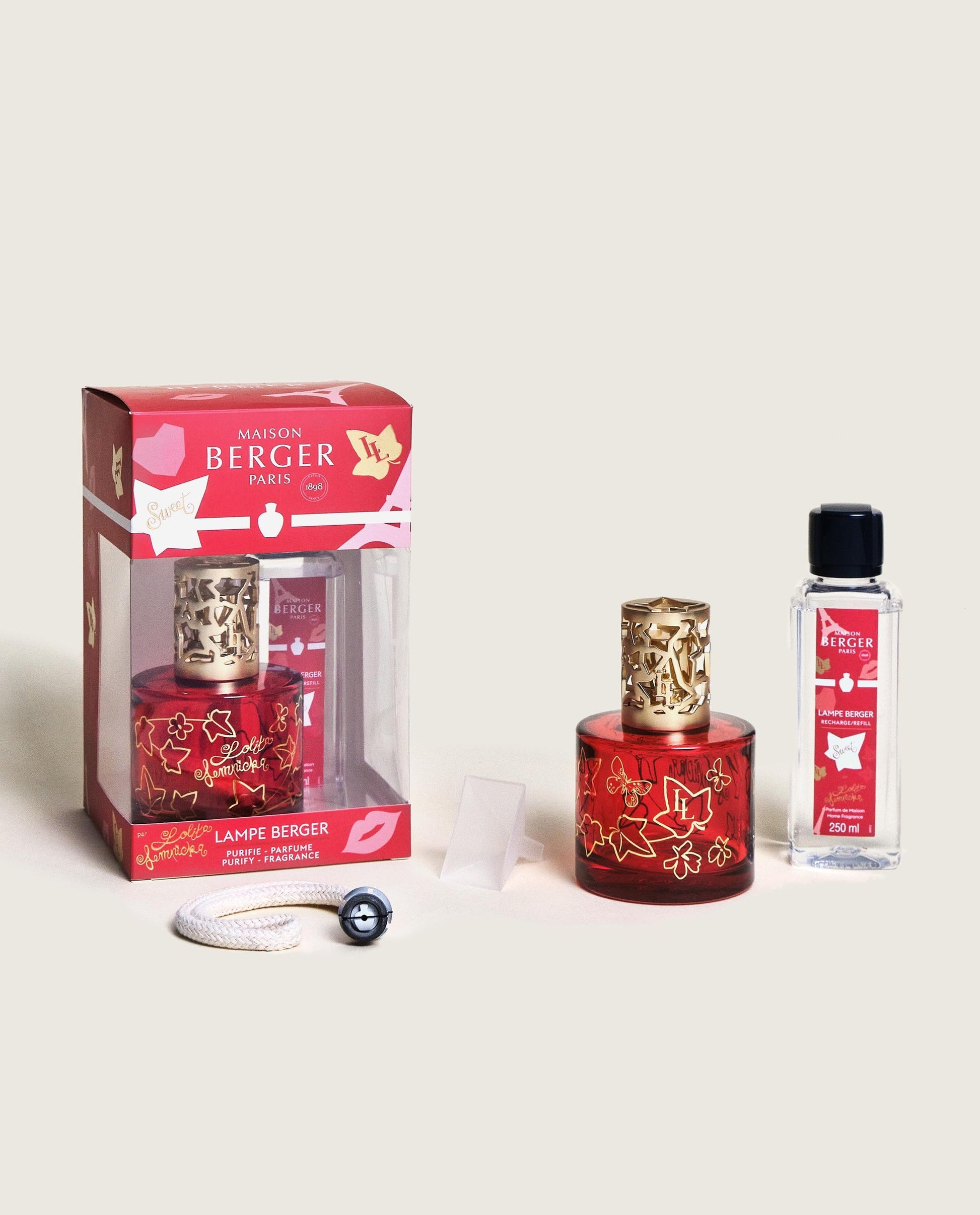 Lolita Lempicka Sweet Lamp Gift Set—Red