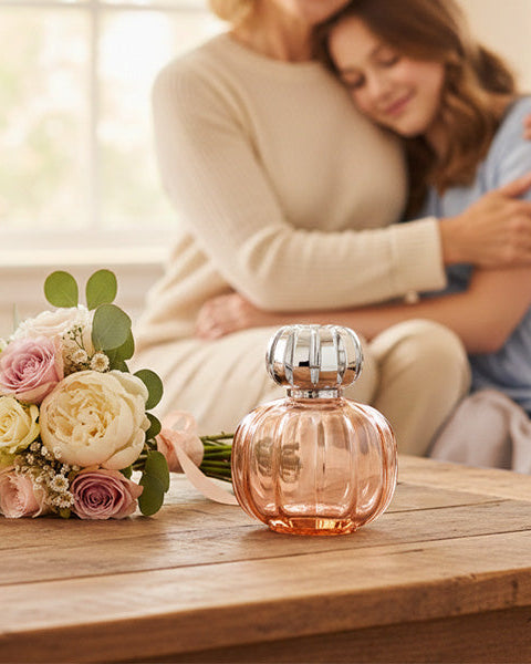 Corali Coral Fragrance Lamp Gift Set with Velvet of Orient