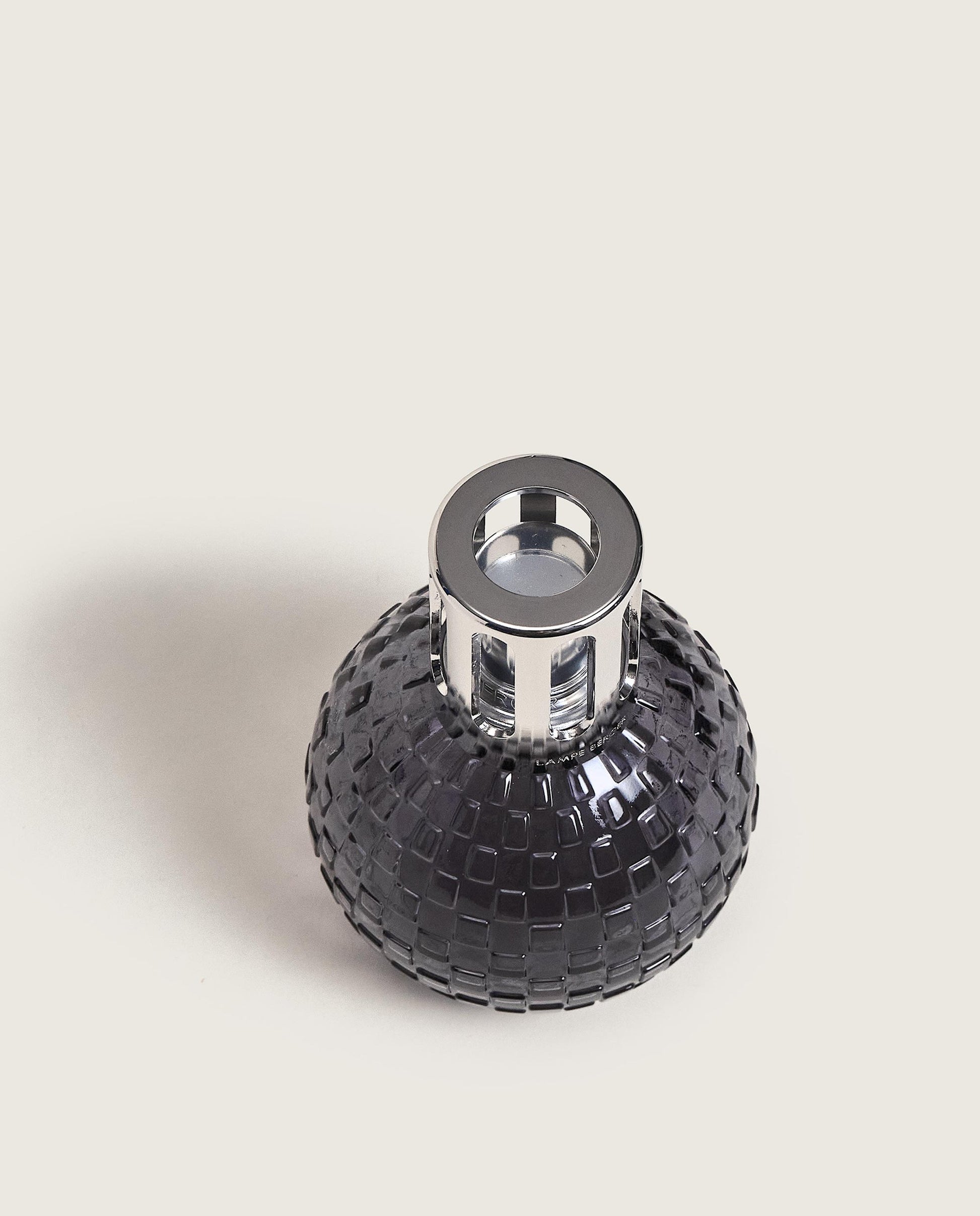 Disco Grey Fragrance Lamp Gift Set with Pure White Tea