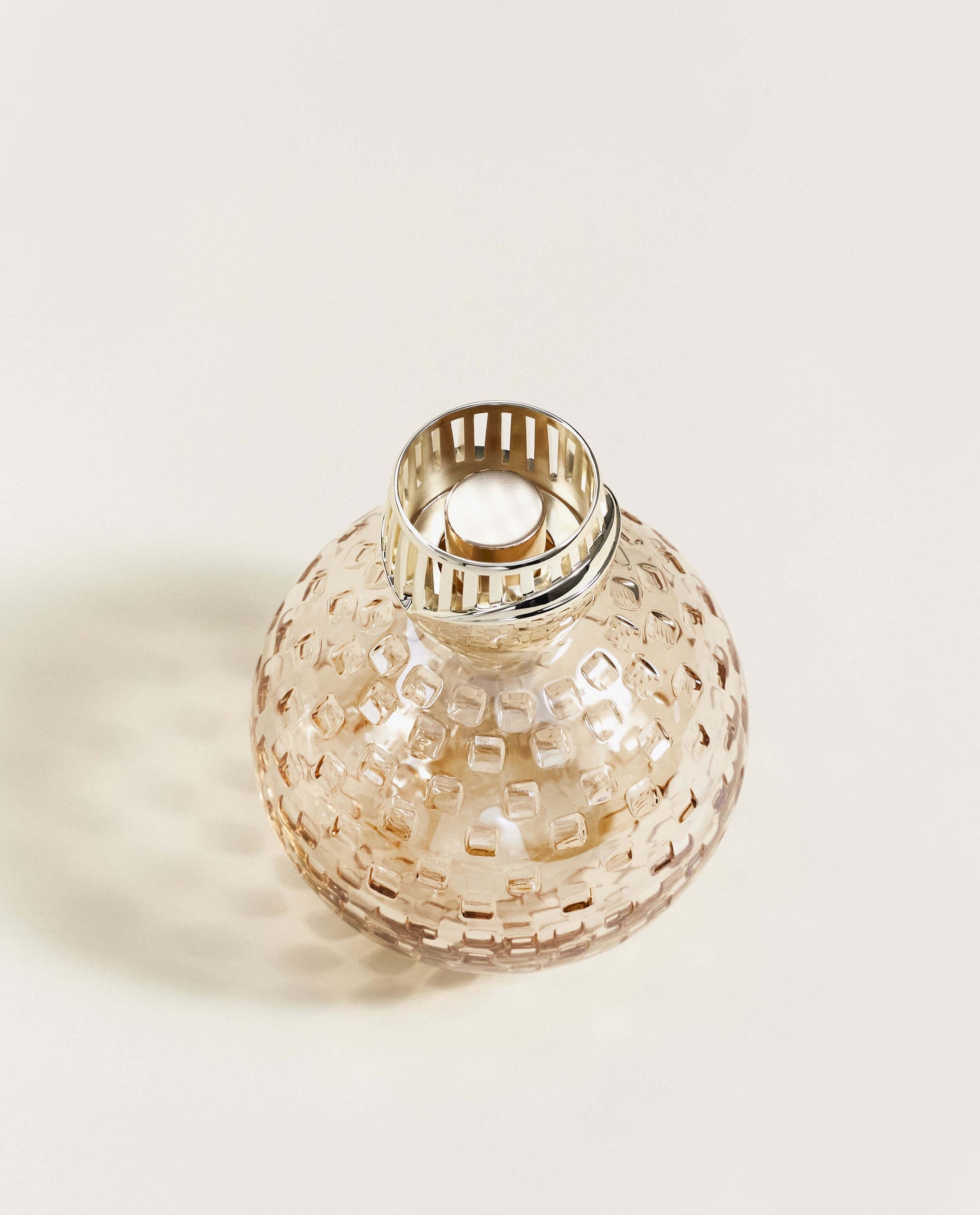 Art Edition Crystal Globe Lamp—Chestnut