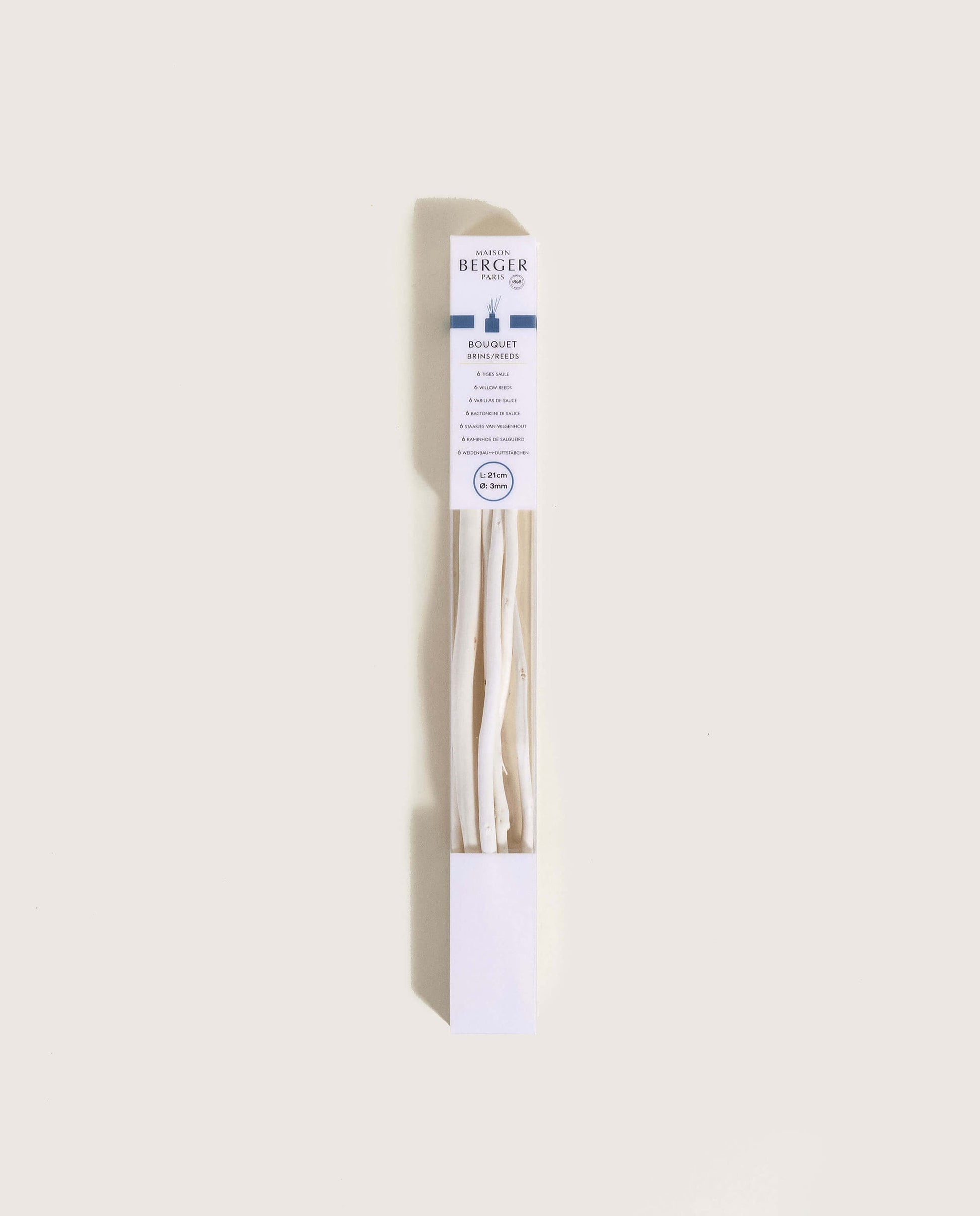 Willow Reeds for Diffuser - Natural White Sticks - 8.3 in (21 cm)