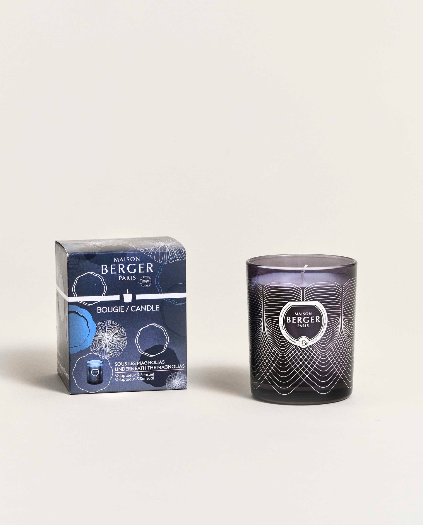 Underneath the Magnolias Candle—Midnight Blue