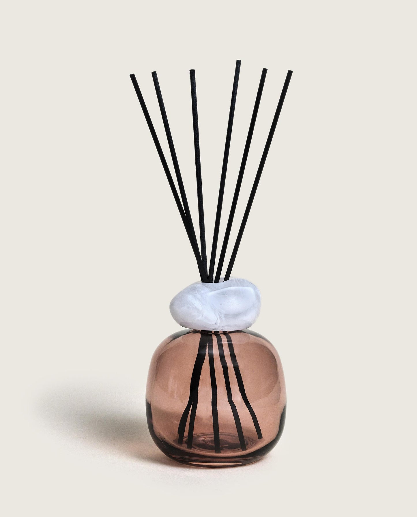 Mineral Burnt Sienna/White Reed Diffuser Gift Set with Lady Flower