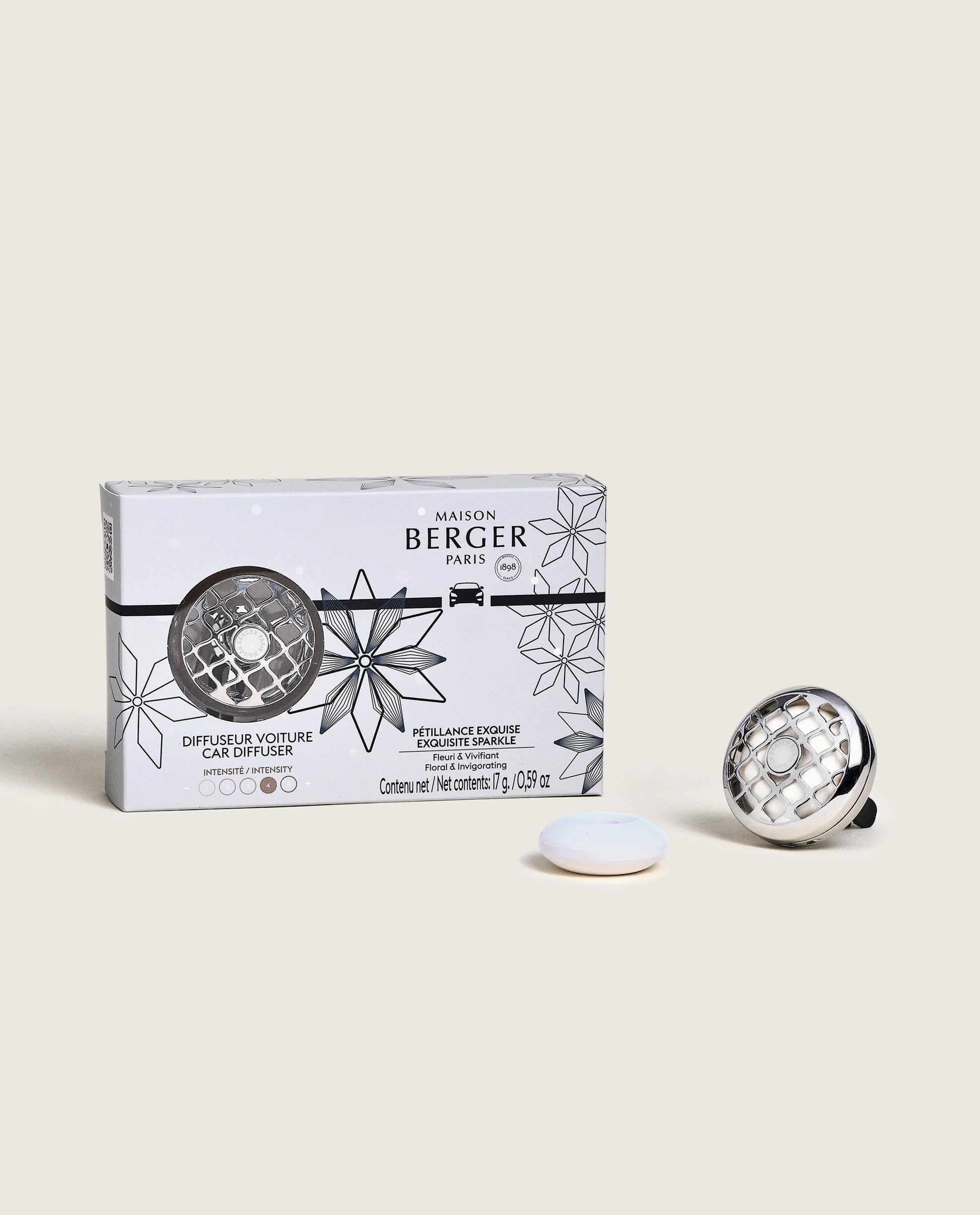 Rosalie Car Diffuser Kit with Exquisite Sparkle