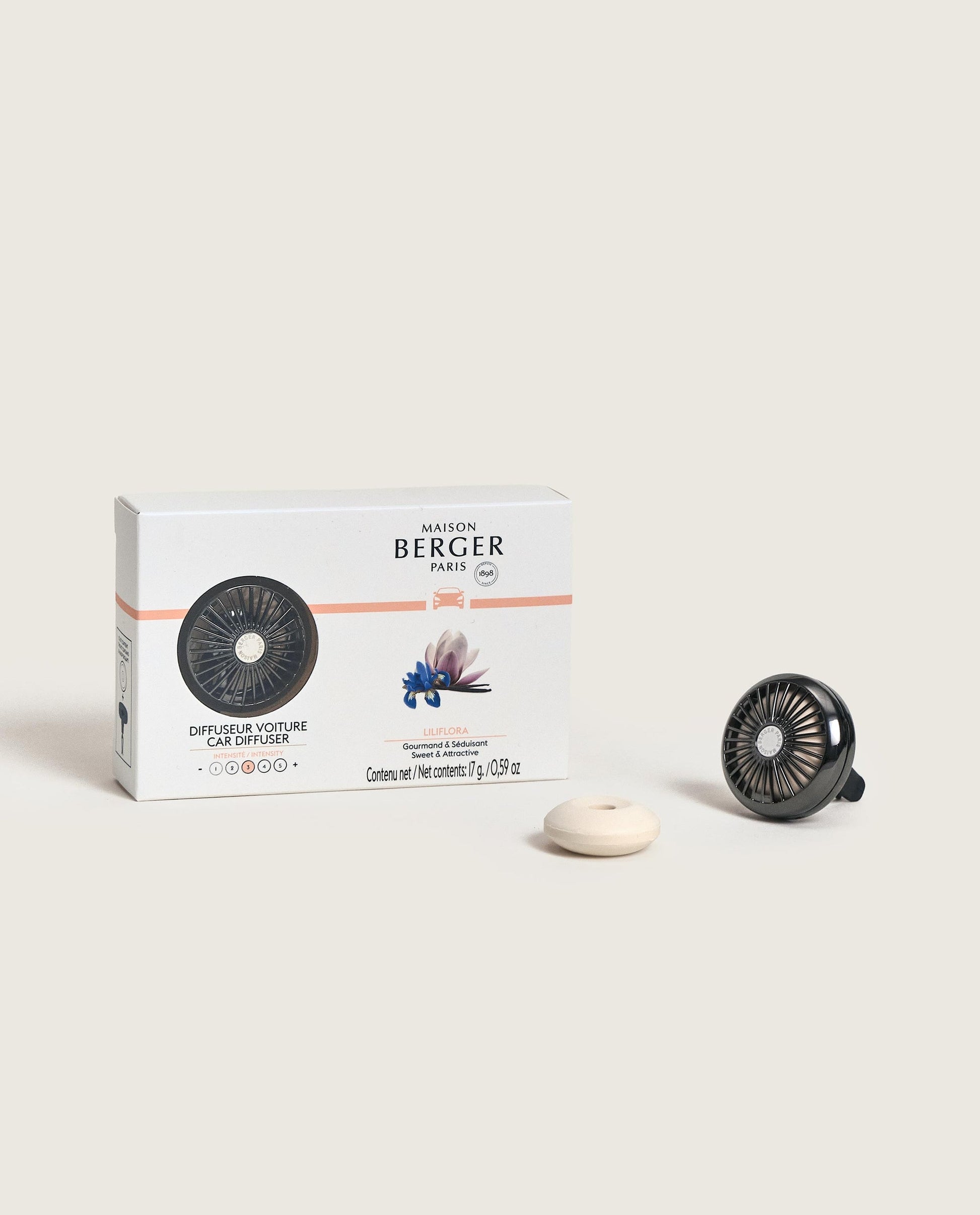Carwheel Car Diffuser Kit with Liliflora