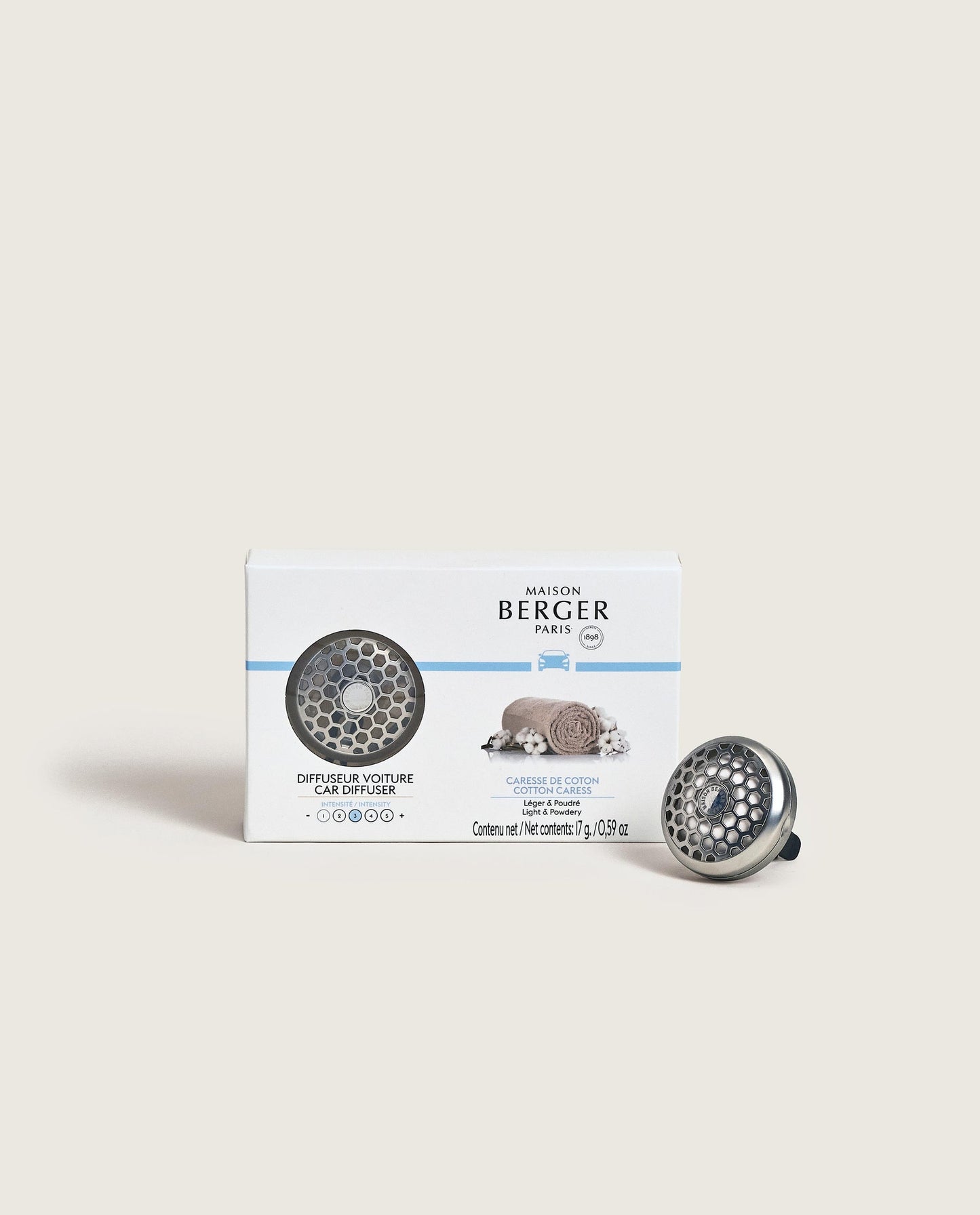 Honeycomb Car Diffuser Kit with Cotton Caress