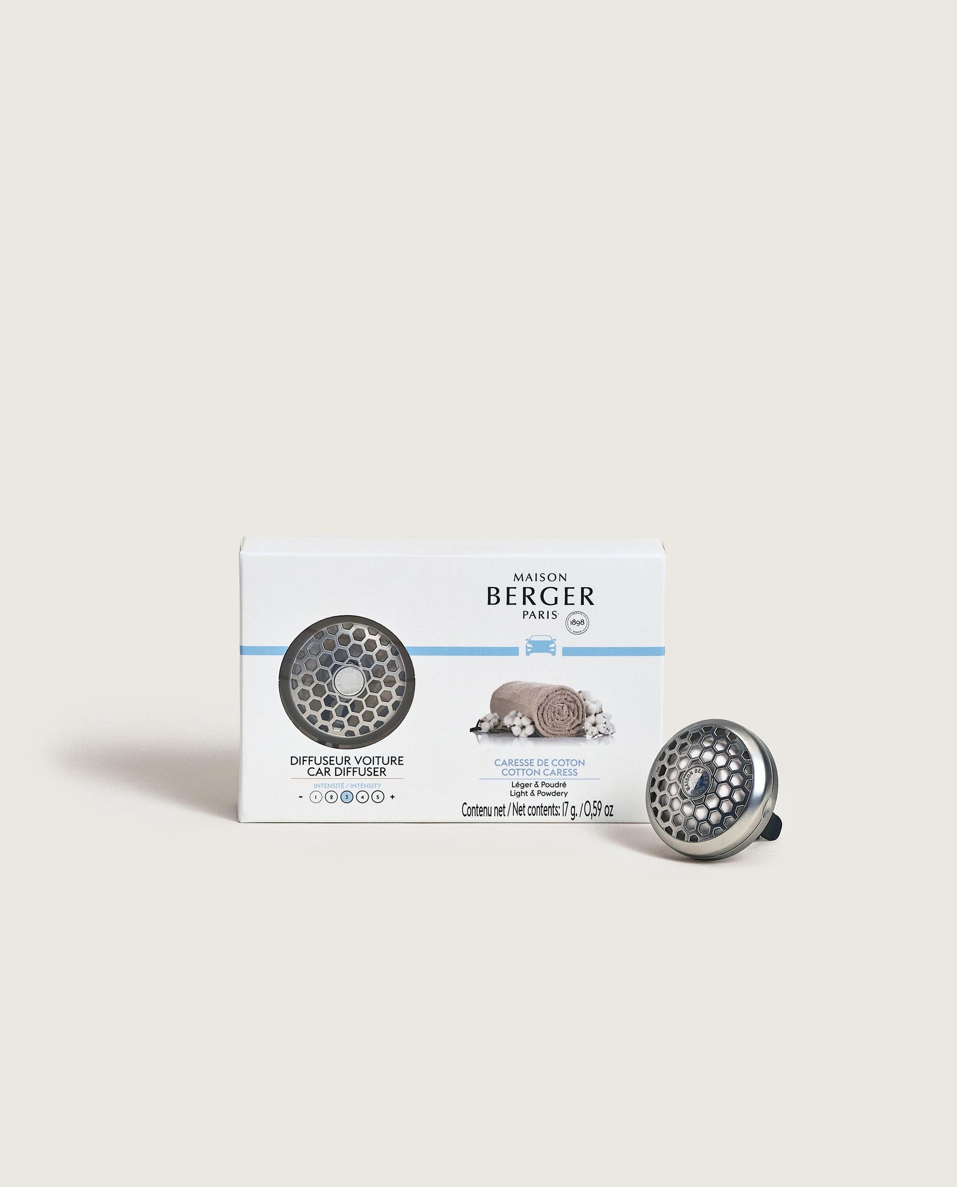 Honeycomb Car Diffuser Kit with Cotton Caress