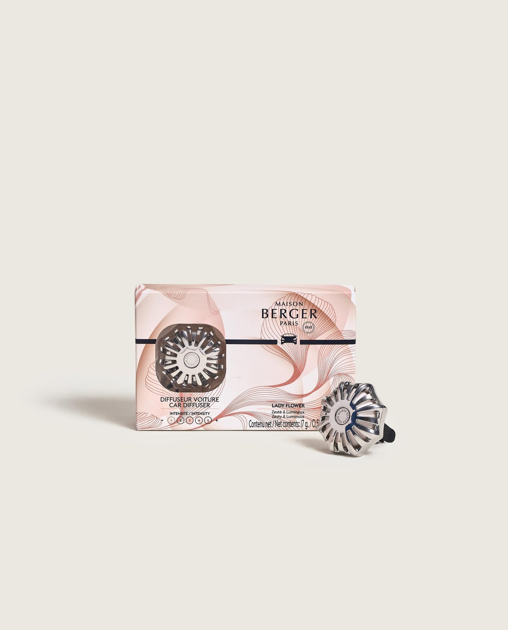 Corali Car Diffuser Kit with Lady Flower