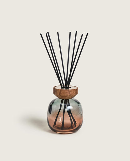 Wood Green/Plum Reed Diffuser with Zest of Verbena