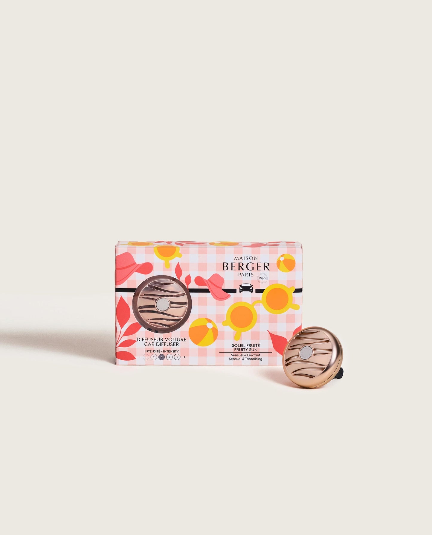 Estivale Car Diffuser Kit with Fruity Sun