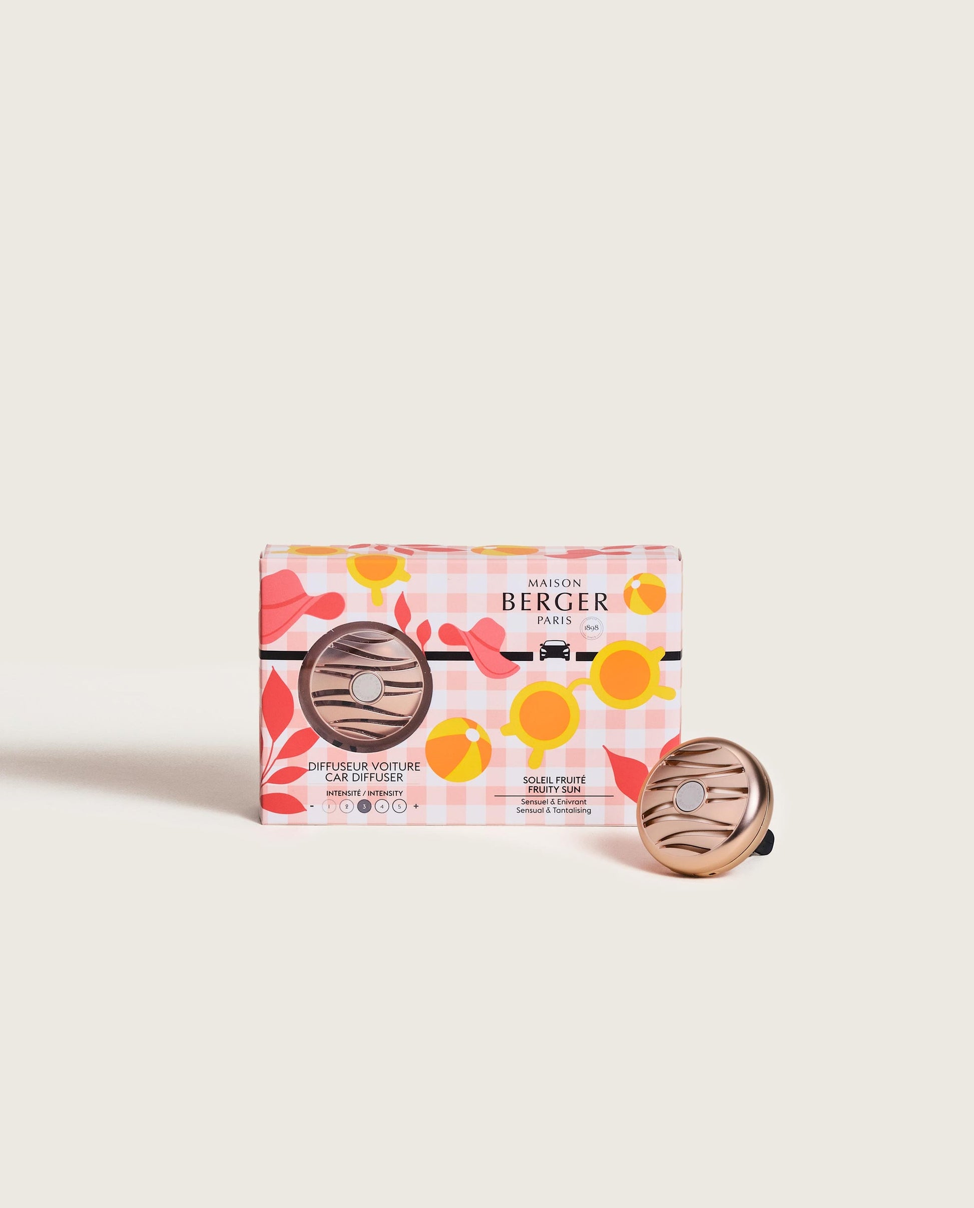 Estivale Car Diffuser Kit with Fruity Sun