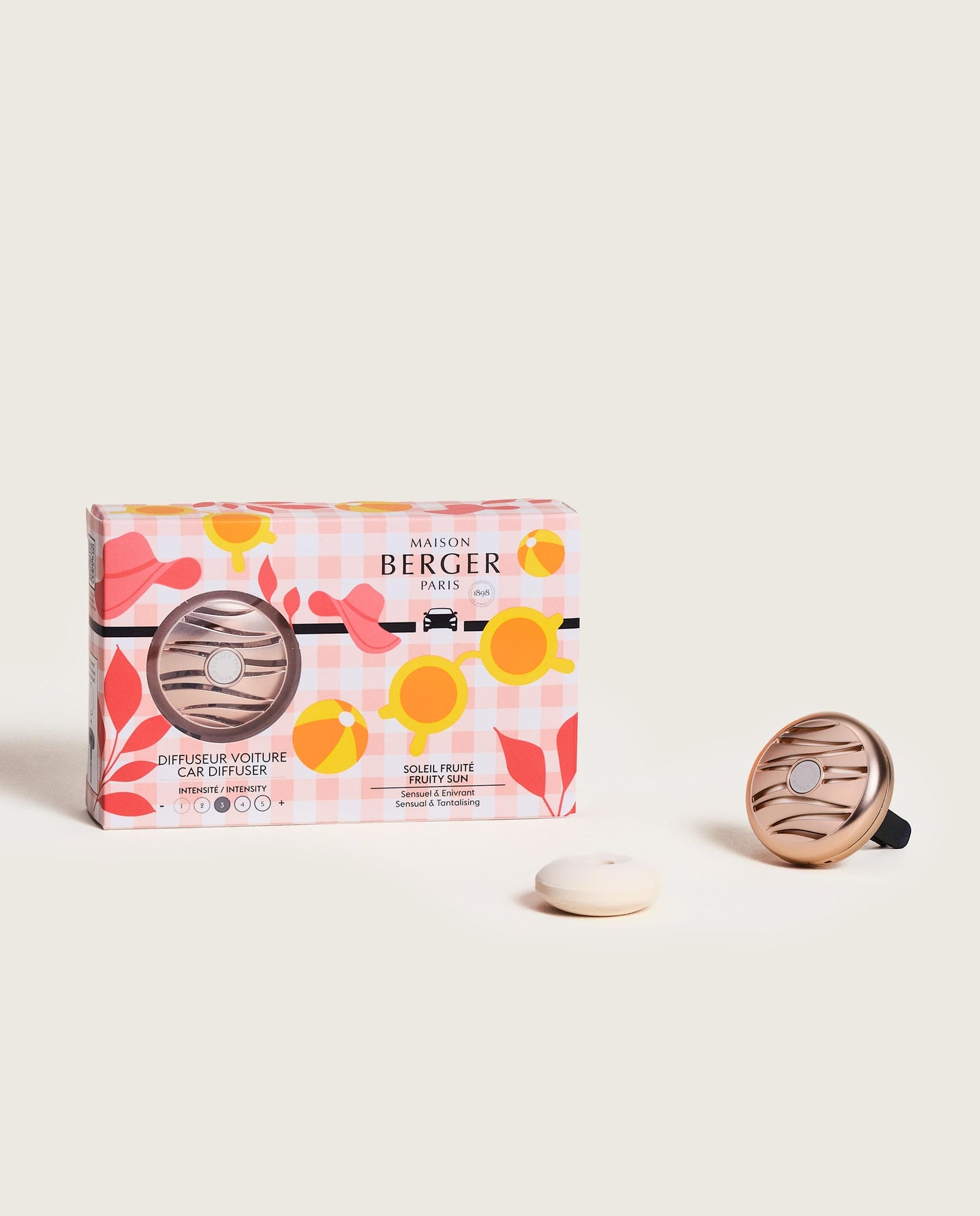 Estivale Car Diffuser Kit with Fruity Sun
