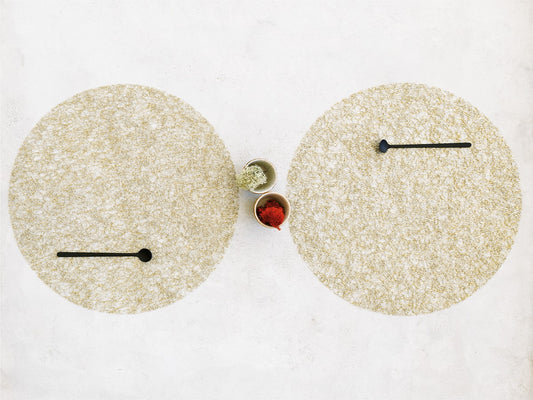 Chilewich Metallic Lace Placemats & Runners