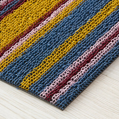 Echo Stripe Shag Mat