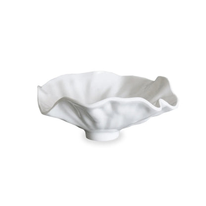 Luxury Melamine Bloom Small Bowl (White)
