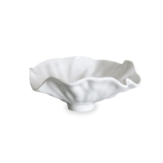 Luxury Melamine Bloom Small Bowl (White)