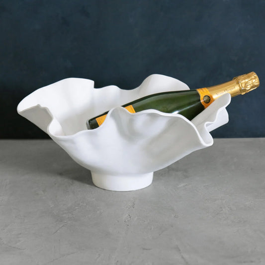 VIDA Bloom Wine Bucket / Bowl (White)
