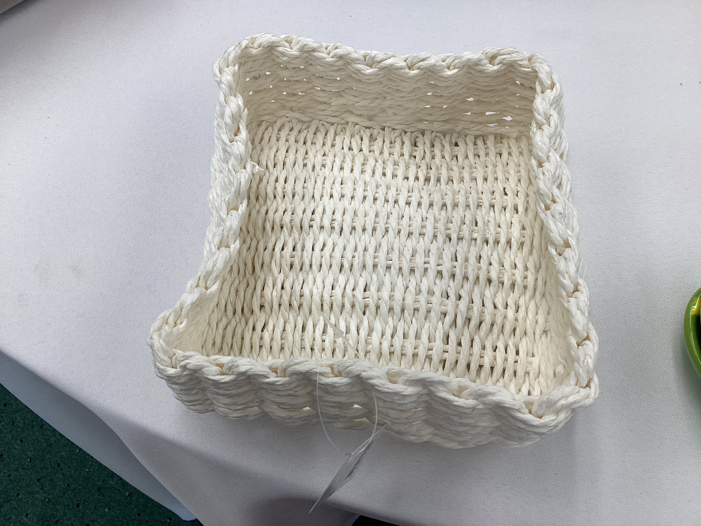 White D Napkin Holder