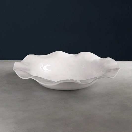 Luxury Melamine Havana XL Sarah Bowl (White)