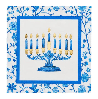 Hanukkah Cocktail Paper Napkin