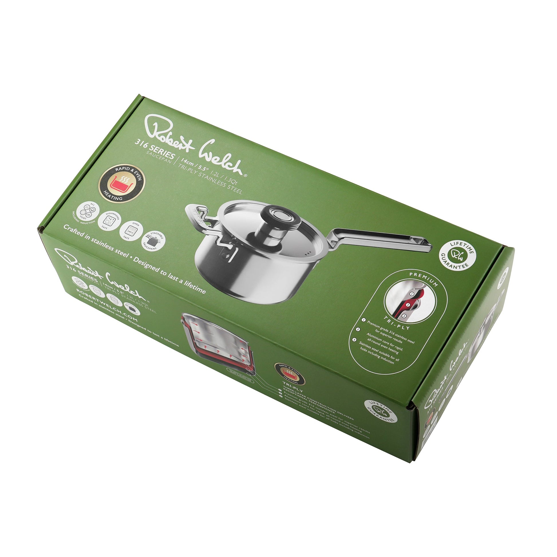 316 Series Cookware Saucepan 14cm / 1.2L