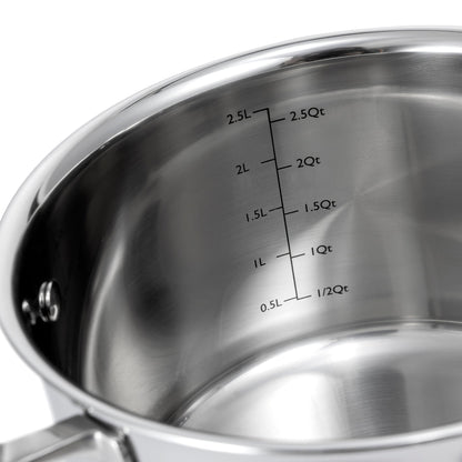 316 Series Cookware Saucepan Set, 3 Piece