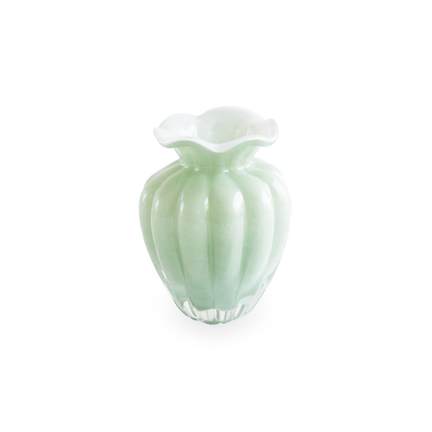 GLASS Vento Small Vase Set of 2 (Pistachio)