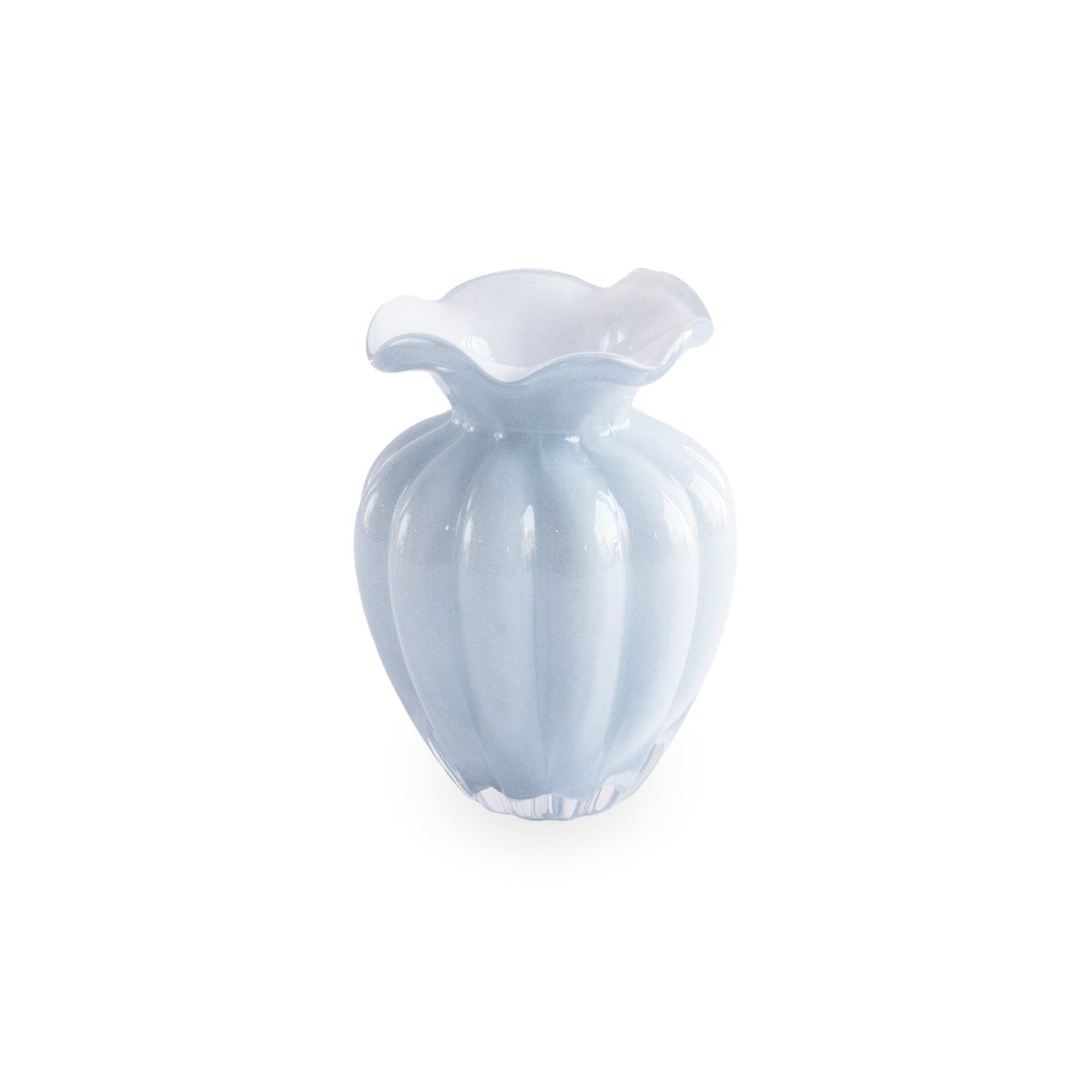 GLASS Vento Small Vase Set of 2 (Periwinkle)