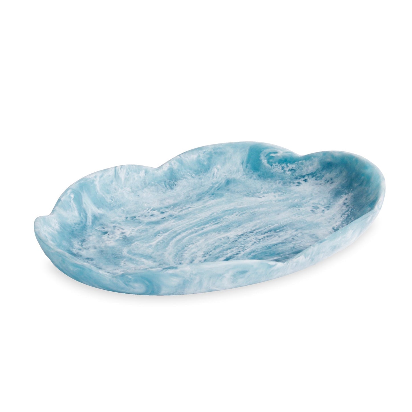 RESIN Amelia Large Oval Platter (Aqua)