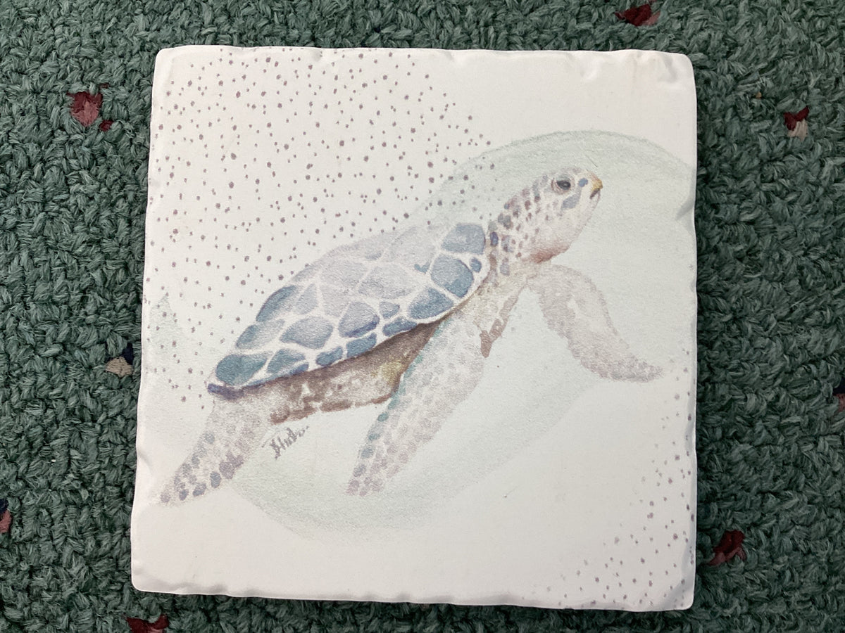 Rect Sea Turtle Coaster S ENHANCE
