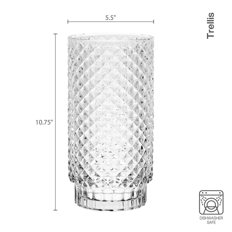 Mikasa Trellis 10.8in Vase