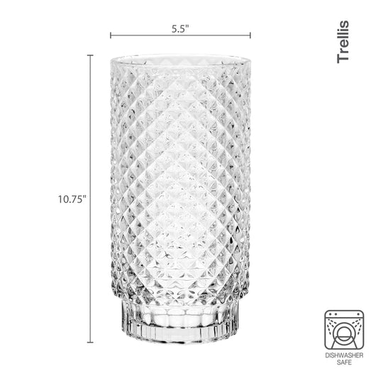 Mikasa Trellis 10.8in Vase
