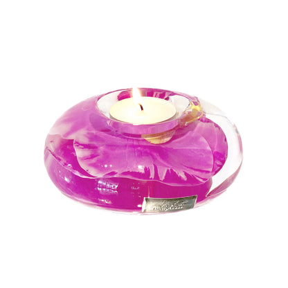 Radiant Phalaenopsis Orchid T-Light Candle Holder